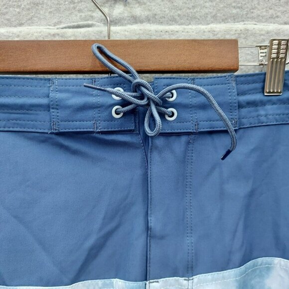 Old Navy Swim Trunks NWT Size 36 X 10 California Board Shorts Blue Unlined - Picture 2 of 7